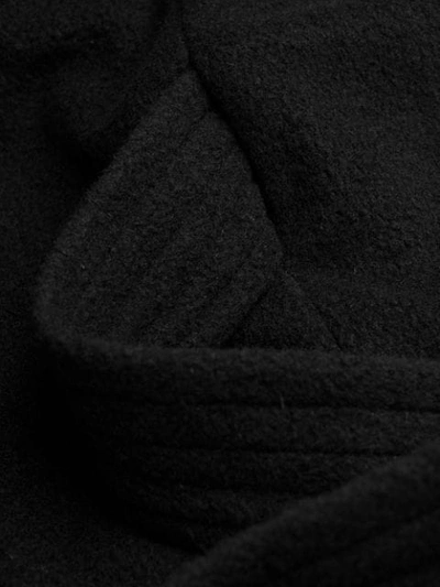 Shop Andrea Ya'aqov Long Belted Trench Coat In Black