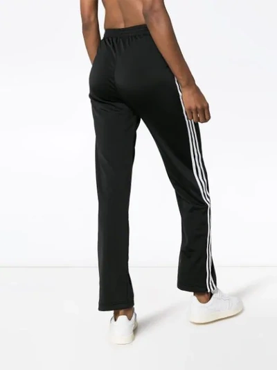 Shop Adidas Originals 3-stripe Logo Track Pants In Black