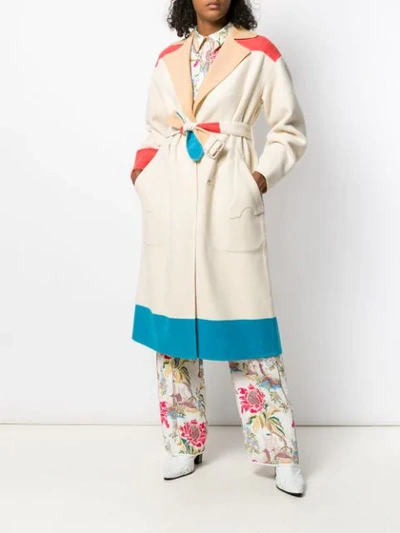 Shop Tsumori Chisato Reversible Style Coat In Neutrals