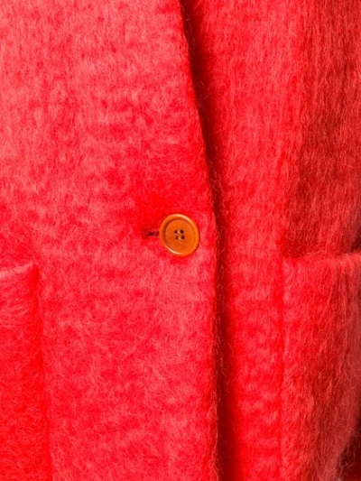 Shop Aspesi Short Coat In 01300 Orange