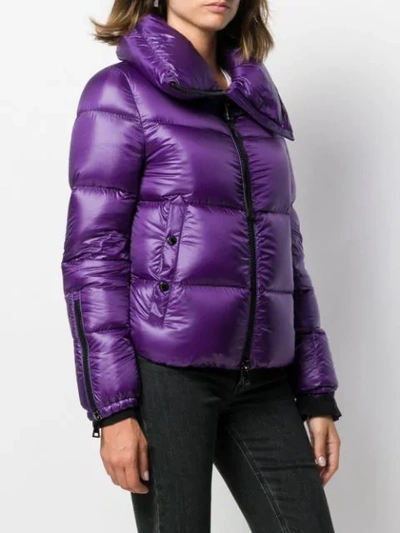 Shop Moncler Bandama Padded Jacket In Purple
