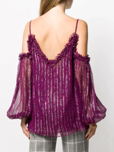 Shop Stella Mccartney Kiara Top In Purple