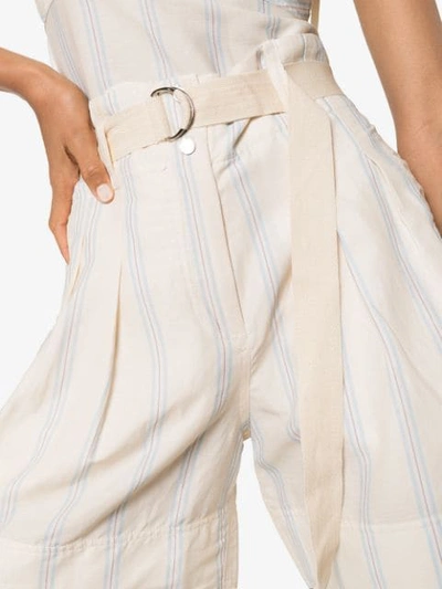 Shop 3x1 Madox Pleated Shorts In White