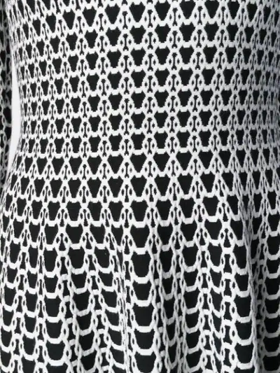 Shop Antonino Valenti Graphic Print Dress In Black