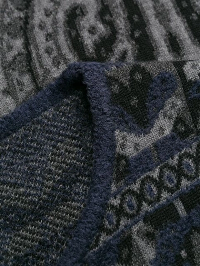Shop Etro Paisley Pattern Knit Dress In 0001