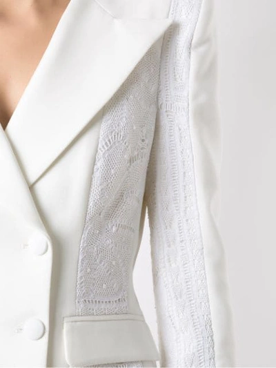Shop Martha Medeiros Genéve Blazer In White