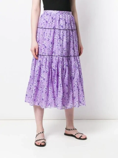 Shop Ulla Johnson Auveline Skirt In Lilac
