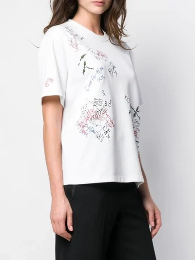 Victoria Beckham Graffiti Embroidered T-Shirt  Embroidered tshirt, Cool  graphic tees, Shirts