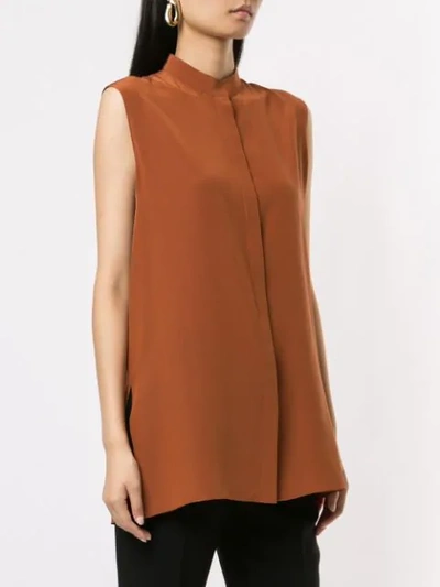 Shop The Row Tara Top In Brown