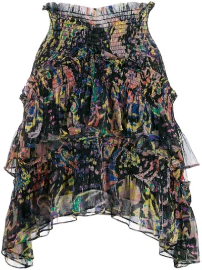 IRO ROCK PRINT HIGH-WAISTED SKIRT 