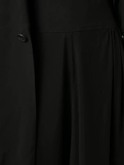 Shop Yohji Yamamoto Wide Leg Cropped Trousers In Black
