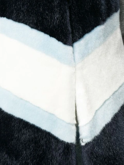 Shop La Seine & Moi Diane Vest Coat In Blue