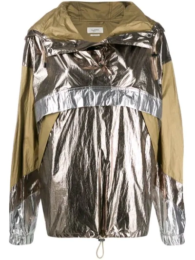 Shop Isabel Marant Kizzy Raincoat In Metallic