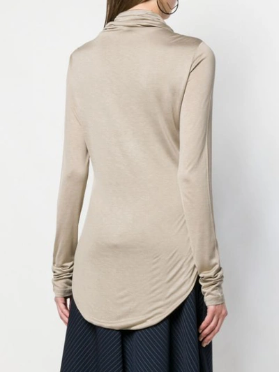 LOEWE ROLL-NECK SWEATSHIRT - 大地色