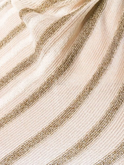 Shop Missoni Zigzag Pattern Knitted Top In Neutrals