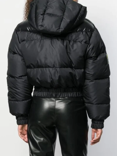 Shop Misbhv Padded Hooded Jacket In Black