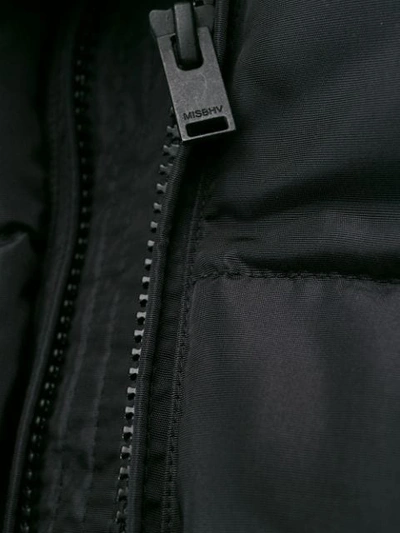 Shop Misbhv Padded Hooded Jacket In Black