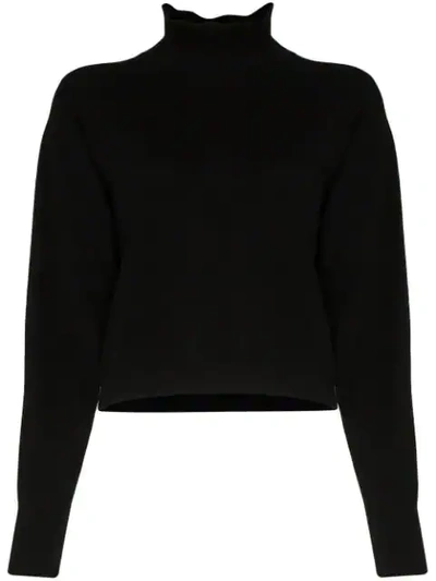 Shop Le Kasha Vail Turtleneck Cashmere Sweater In Black