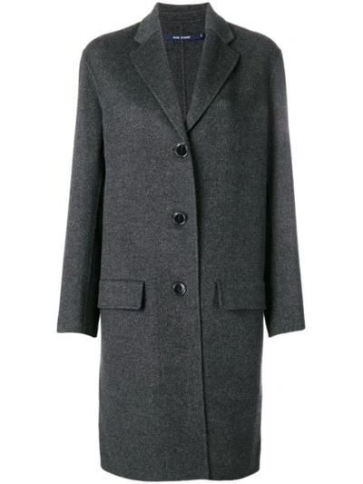 Shop Sofie D'hoore Straight Fit Coat - Grey