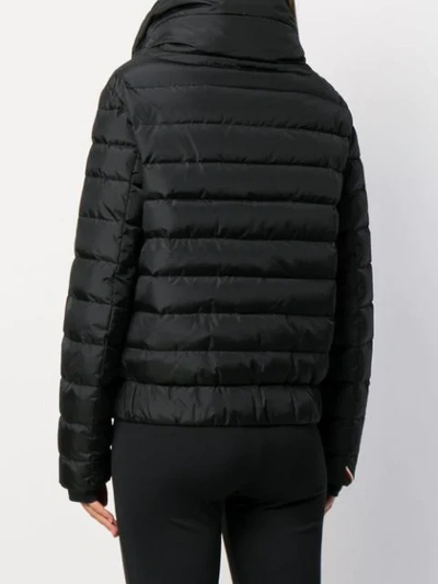 Shop Moncler Padded Long Sleeve Jacket In Black
