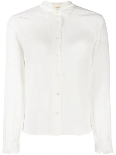 Shop Bellerose Astra Silk Shirt In Neutrals