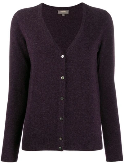 Shop N•peal Cardigan Mit V-ausschnitt In Purple