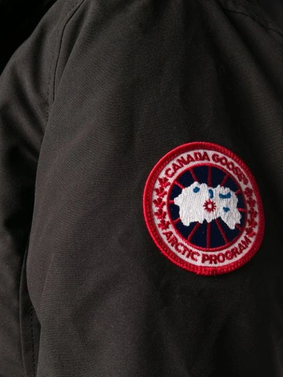 Shop Canada Goose Parka Mit Kapuze In Black