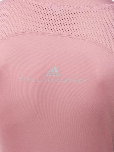 Shop Adidas By Stella Mccartney Logo Training T-shirt In Pink