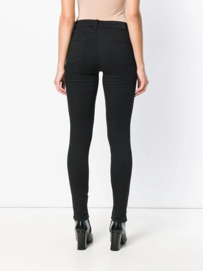 Shop J Brand Classic Skinny-fit Jeans - Black