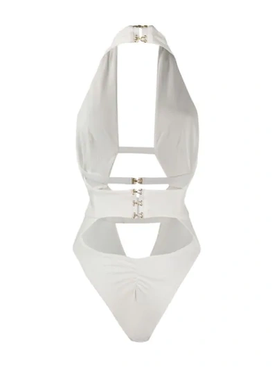 Shop Agent Provocateur Anja Swimsuit In White