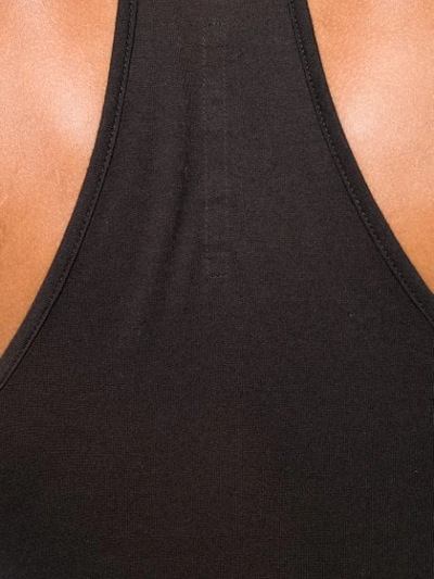 Shop Rick Owens Racerback Tank Top In Black