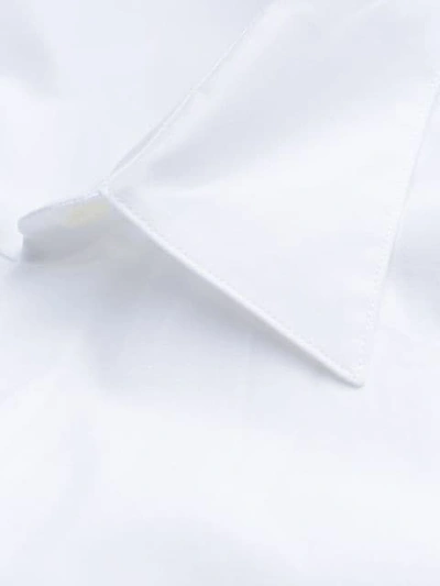 Shop Loewe Ruffle Details Shirt In White