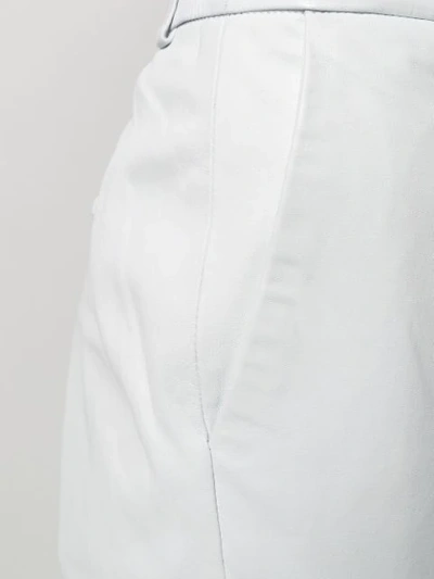Shop Frenken Slim-fit Trousers In White