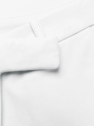 Shop Frenken Slim-fit Trousers In White