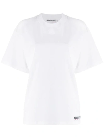 Shop Alexander Wang T Short Sleeve T-shirt In White