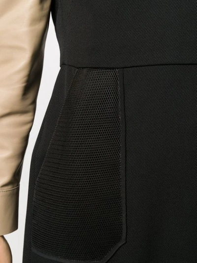 FENDI 直筒衬衫式连衣裙 - 黑色
