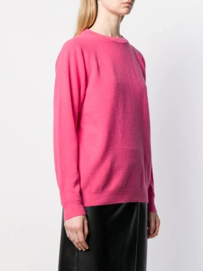 Shop Roberto Collina Wool Knit Jumper In Pink