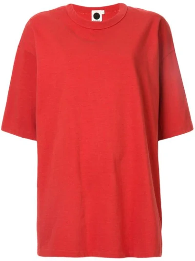Shop Bassike Heritage T-shirt In Red