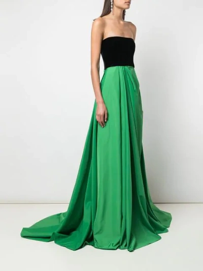 Shop Alex Perry 'dalton' Abendkleid In Green