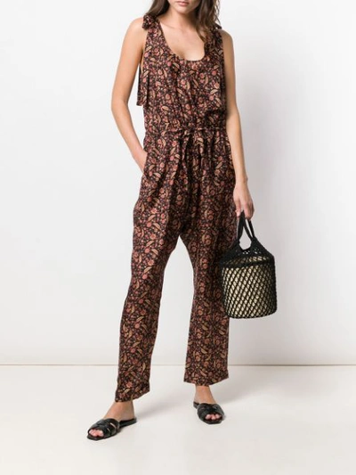 Shop Zimmermann Juniper Jumpsuit In Black