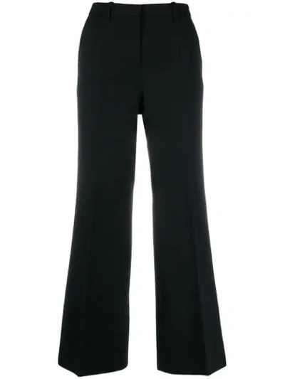 Shop Givenchy Cropped Tailored Trousers In Black