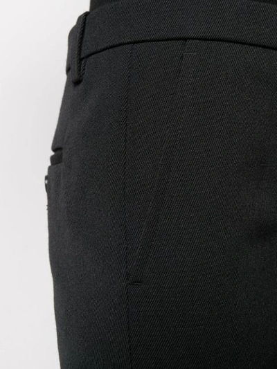 Shop Givenchy Cropped Tailored Trousers In Black