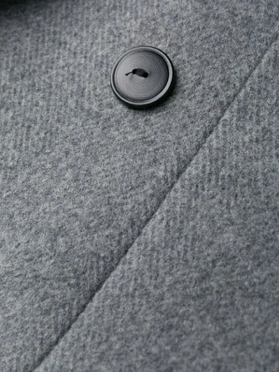 Shop Joseph Elkins Double-breasted Coat In Grey