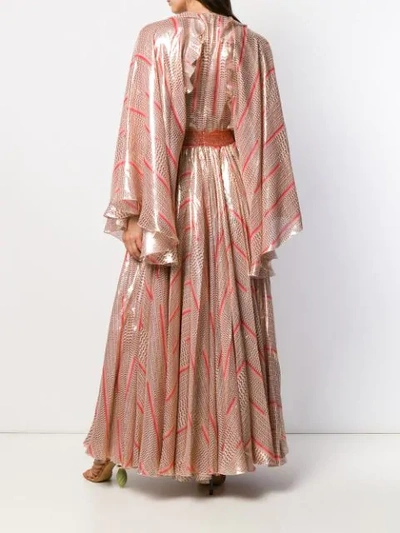 Shop Giambattista Valli Printed Kimono Dress In Pink