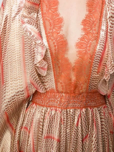 Shop Giambattista Valli Printed Kimono Dress In Pink
