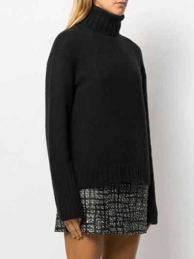 Shop Philosophy Di Lorenzo Serafini Roll Neck Sweater In Black