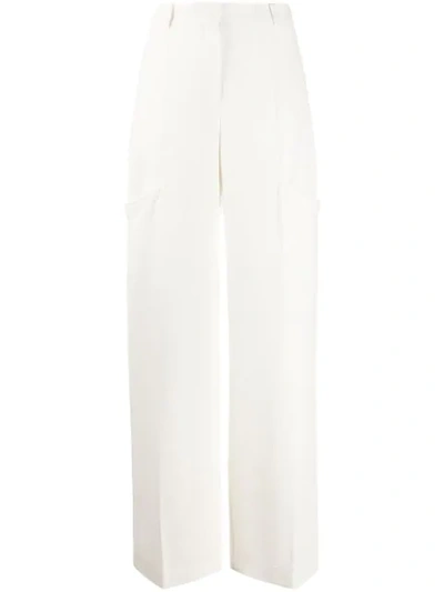 Shop Jacquemus Le Pantalon Moyo Trousers In White