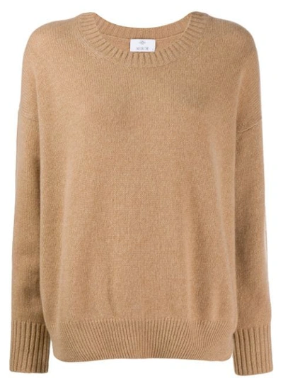 Shop Allude Fine Knit Sweatshirt In 47