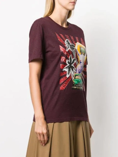 Shop A.f.vandevorst Patchwork Print T-shirt In Purple