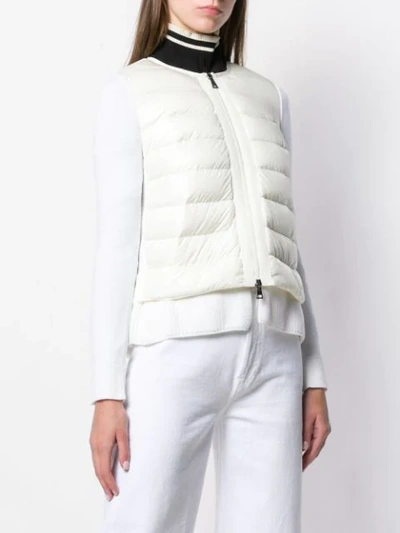 Shop Moncler Puffer Jacket In White